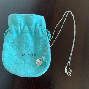 Tiffany double tag necklace